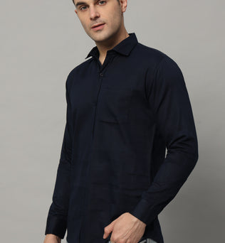 Timeless Tailored | Solid Colored Cotton Shirt | BREATHABLE & COMFY