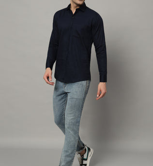 Timeless Tailored | Solid Colored Cotton Shirt | BREATHABLE & COMFY