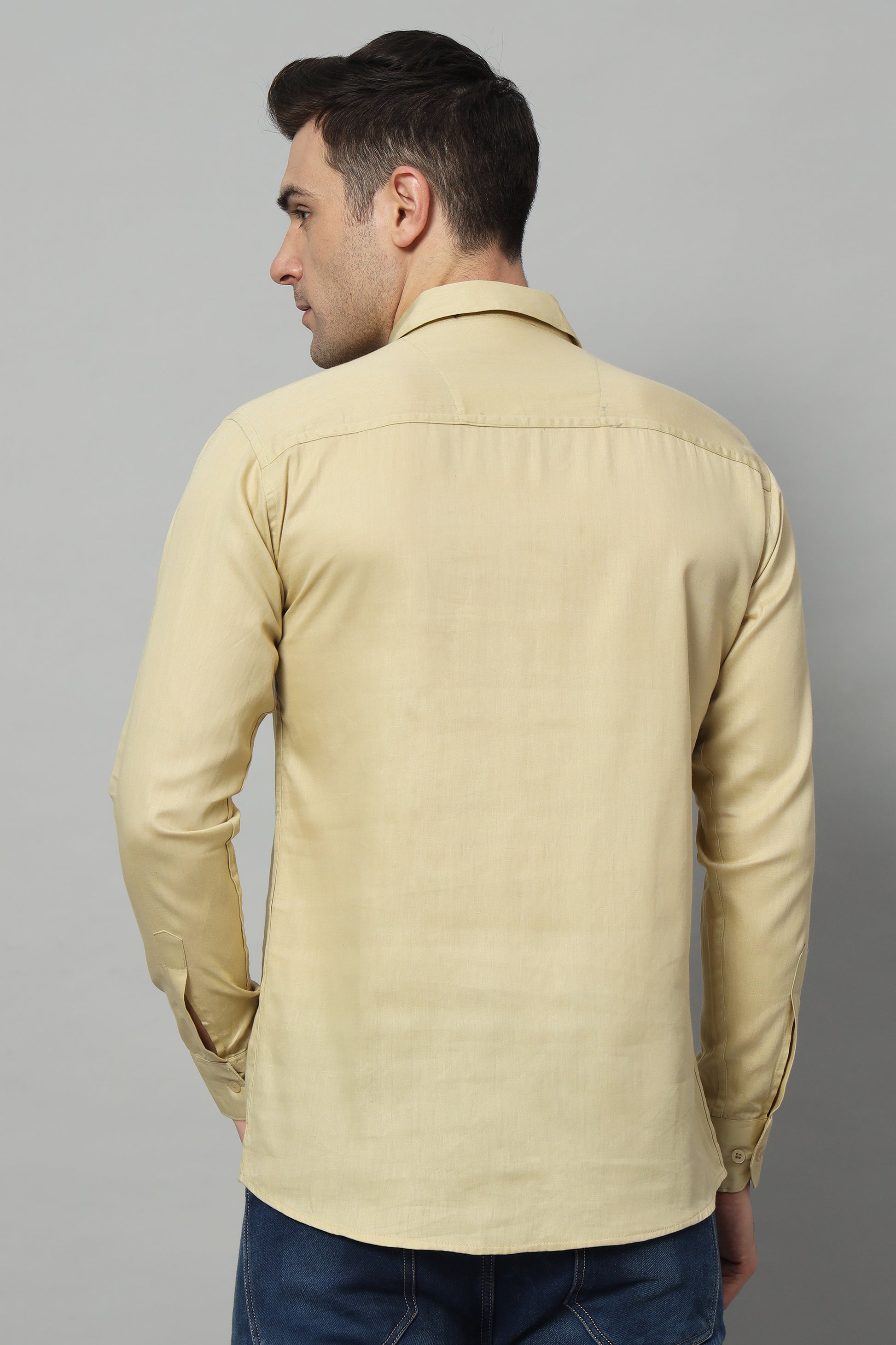 Timeless Tailored | Solid Colored Cotton Shirt | BREATHABLE & COMFY