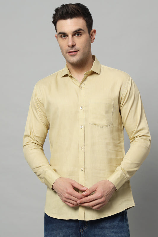 TIMELESS TAILORED FAWN SHIRT