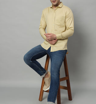 Timeless Tailored | Solid Colored Cotton Shirt | BREATHABLE & COMFY