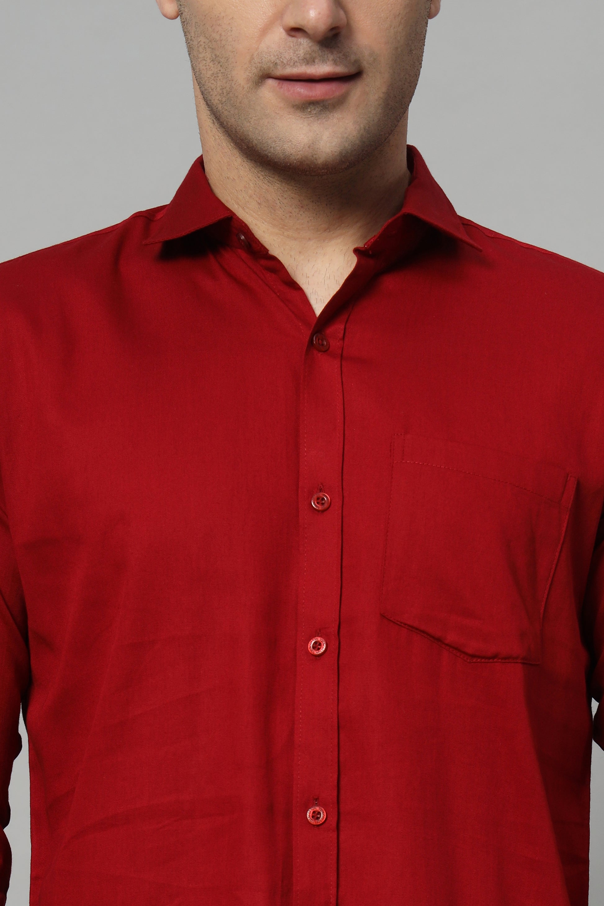 Timeless Tailored | Solid Colored Cotton Shirt | BREATHABLE & COMFY