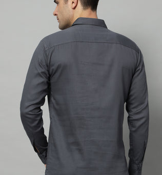 Timeless Tailored | Solid Colored Cotton Shirt | BREATHABLE & COMFY