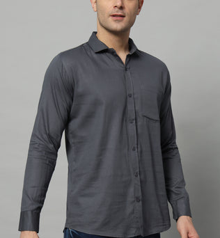 Timeless Tailored | Solid Colored Cotton Shirt | BREATHABLE & COMFY