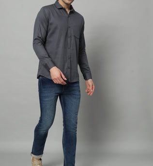 Timeless Tailored | Solid Colored Cotton Shirt | BREATHABLE & COMFY