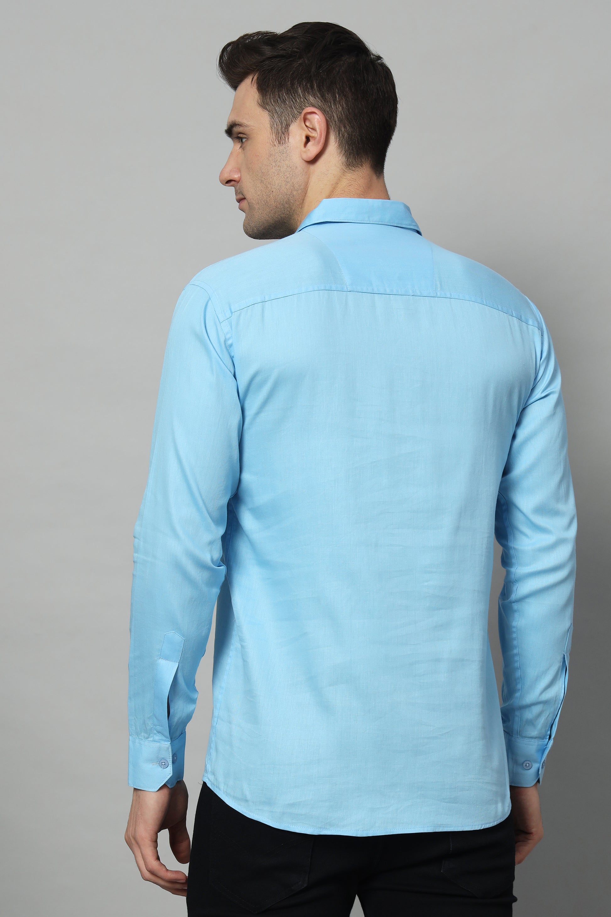 Timeless Tailored | Solid Colored Cotton Shirt | BREATHABLE & COMFY