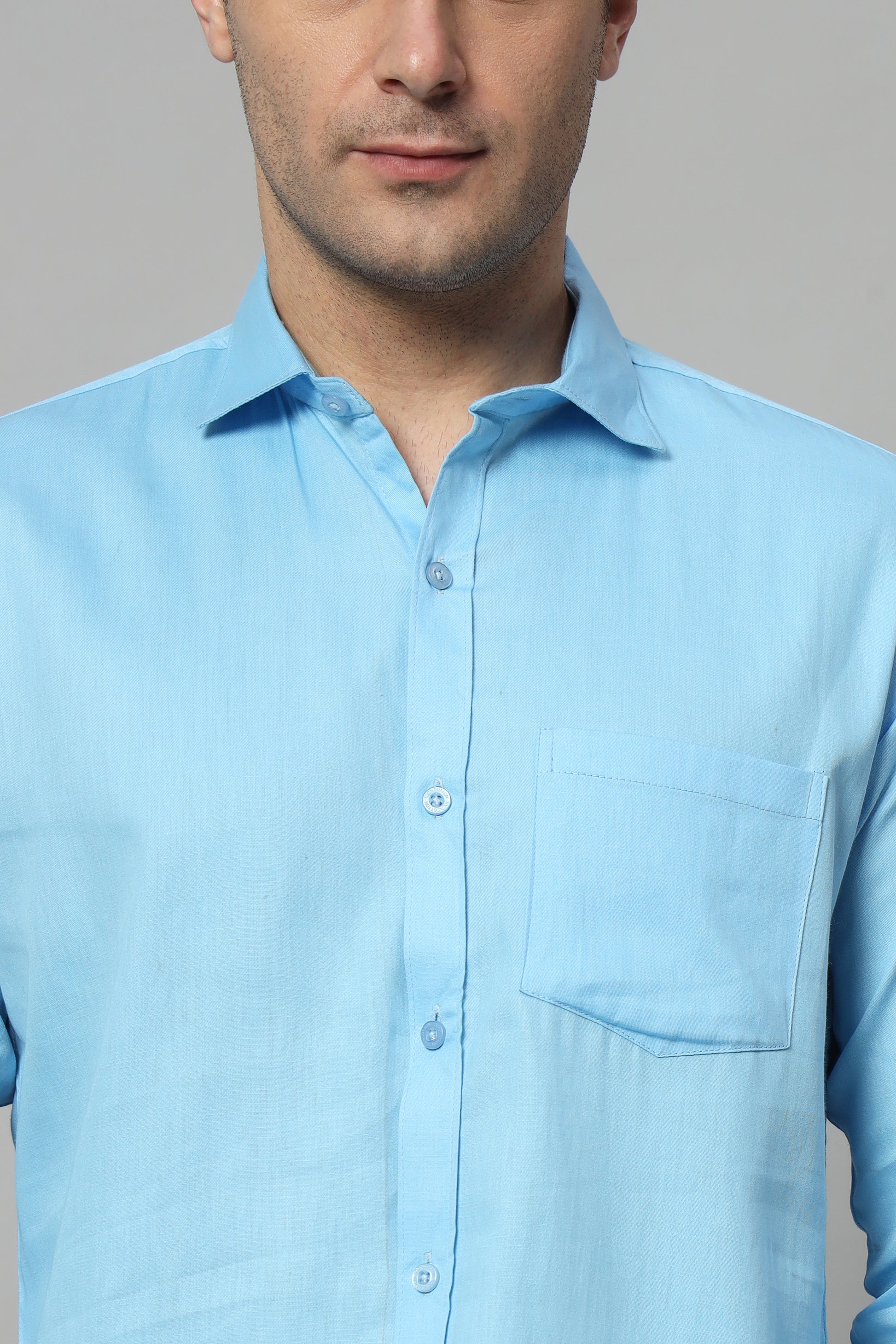 Timeless Tailored | Solid Colored Cotton Shirt | BREATHABLE & COMFY