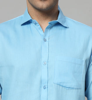 Timeless Tailored | Solid Colored Cotton Shirt | BREATHABLE & COMFY