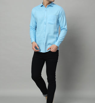 Timeless Tailored | Solid Colored Cotton Shirt | BREATHABLE & COMFY