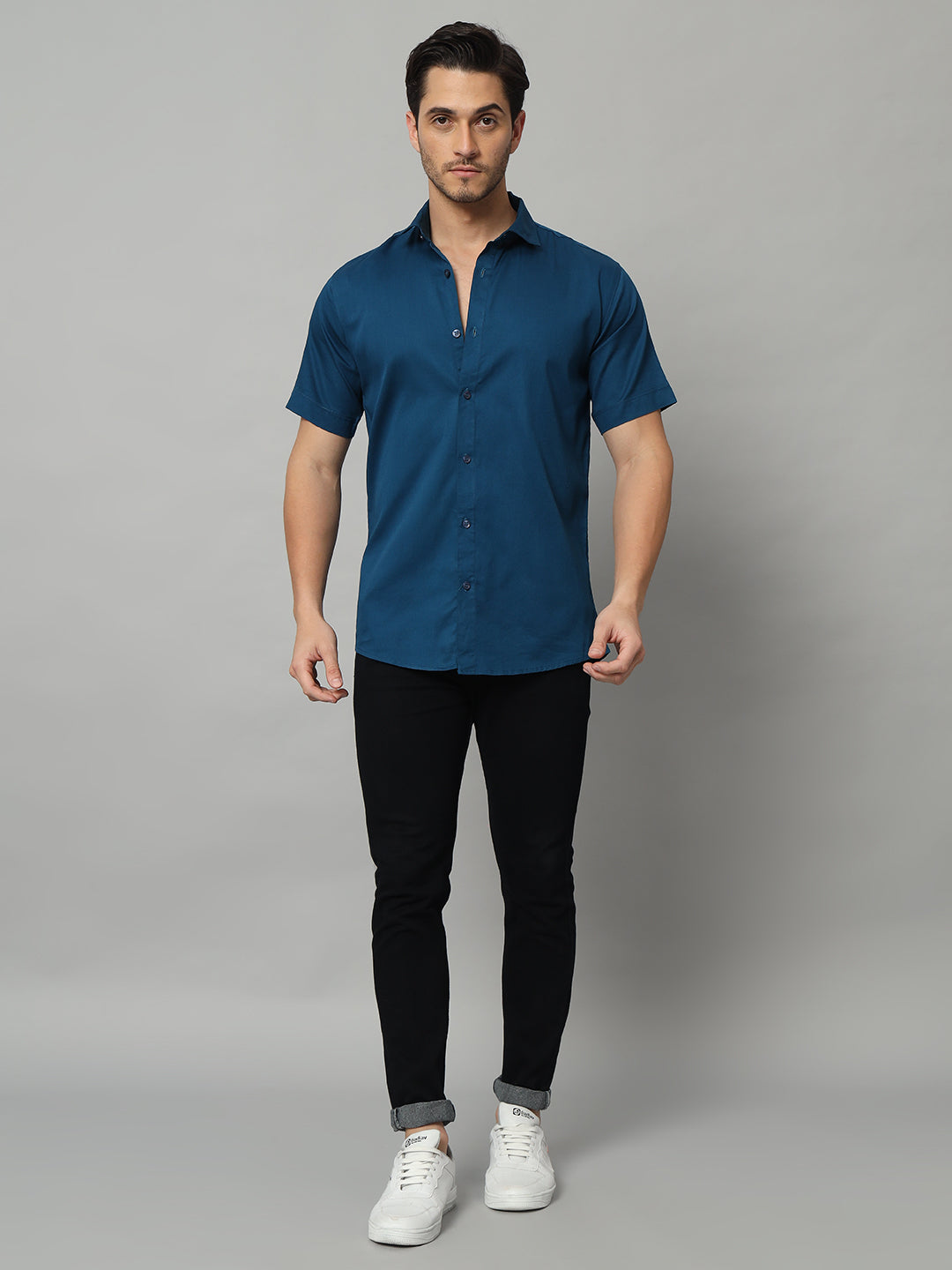 MARVEL BOXY SHIRT BLUE