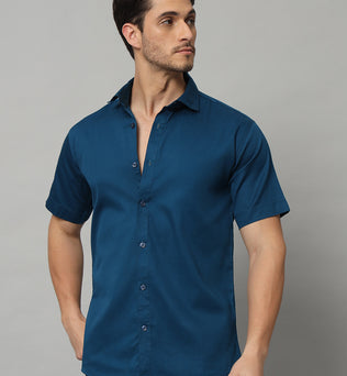 MARVEL BOXY SHIRT BLUE