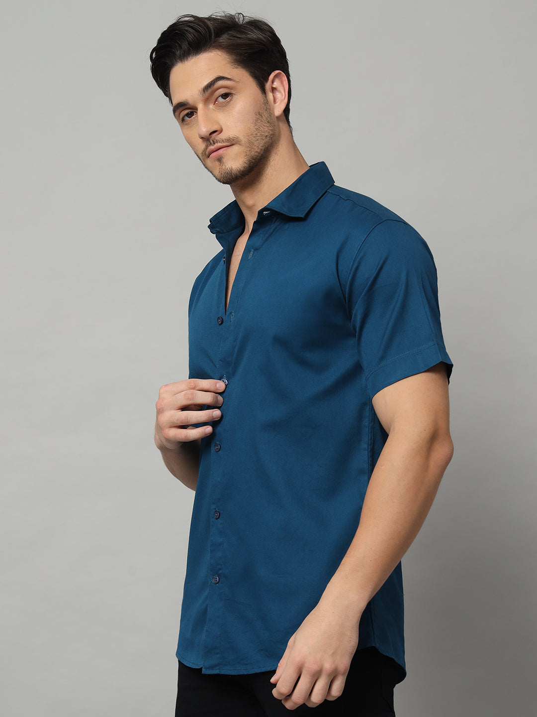 MARVEL BOXY SHIRT BLUE