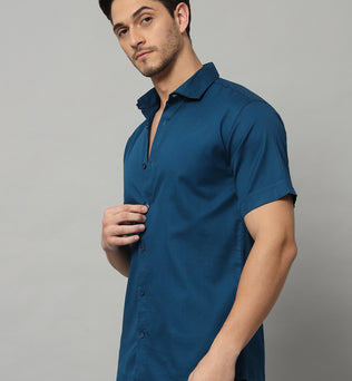 MARVEL BOXY SHIRT BLUE