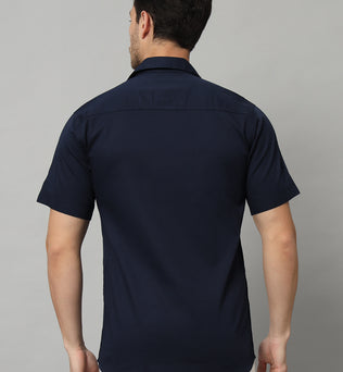 MARVEL BOXY SHIRT NAVY