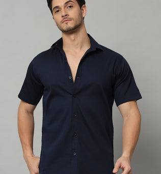 MARVEL BOXY SHIRT NAVY