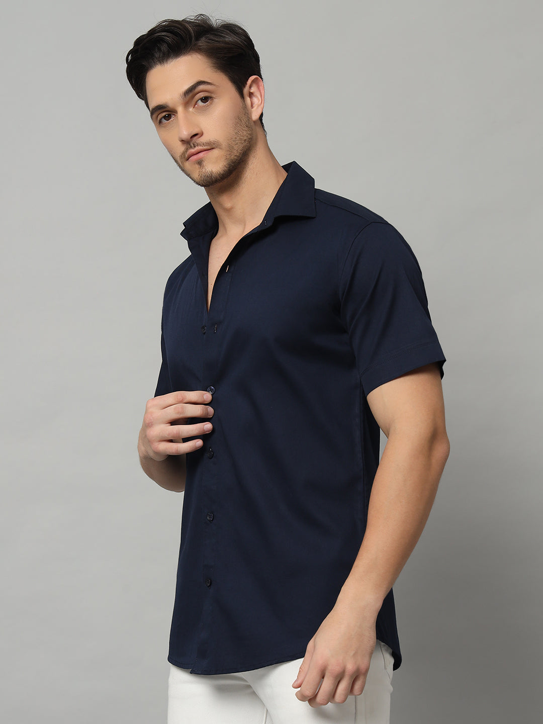 MARVEL BOXY SHIRT NAVY