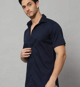 MARVEL BOXY SHIRT NAVY