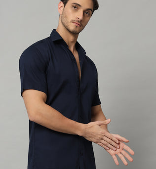 MARVEL BOXY SHIRT NAVY