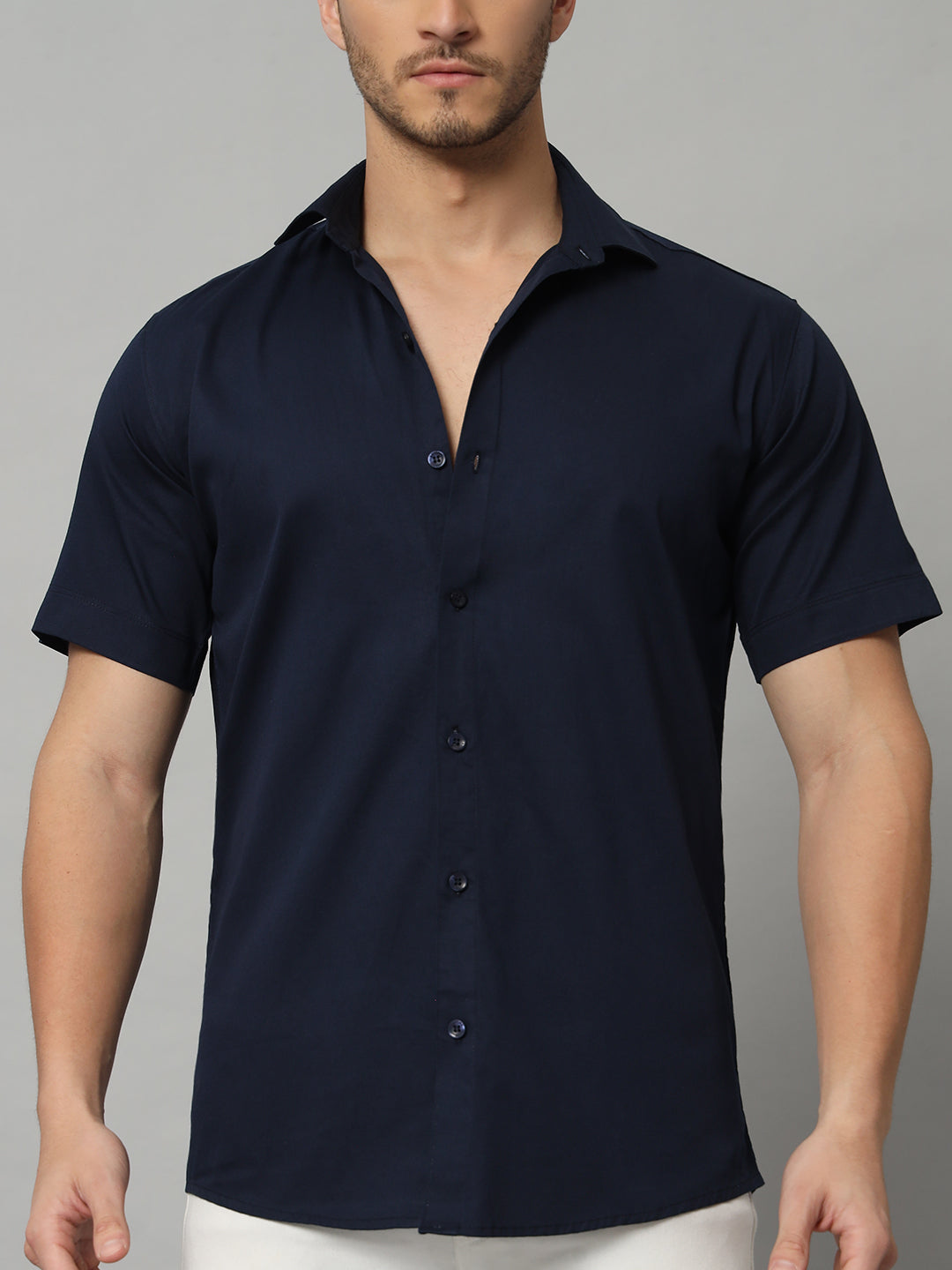 MARVEL BOXY SHIRT NAVY