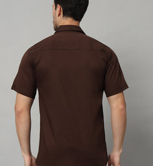 MARVEL BOXY SHIRT BROWN