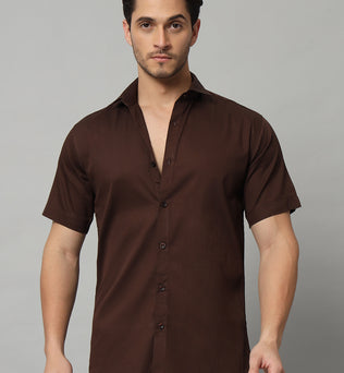 MARVEL BOXY SHIRT BROWN