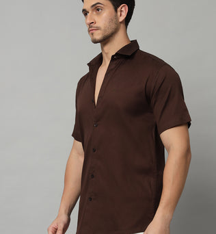 MARVEL BOXY SHIRT BROWN