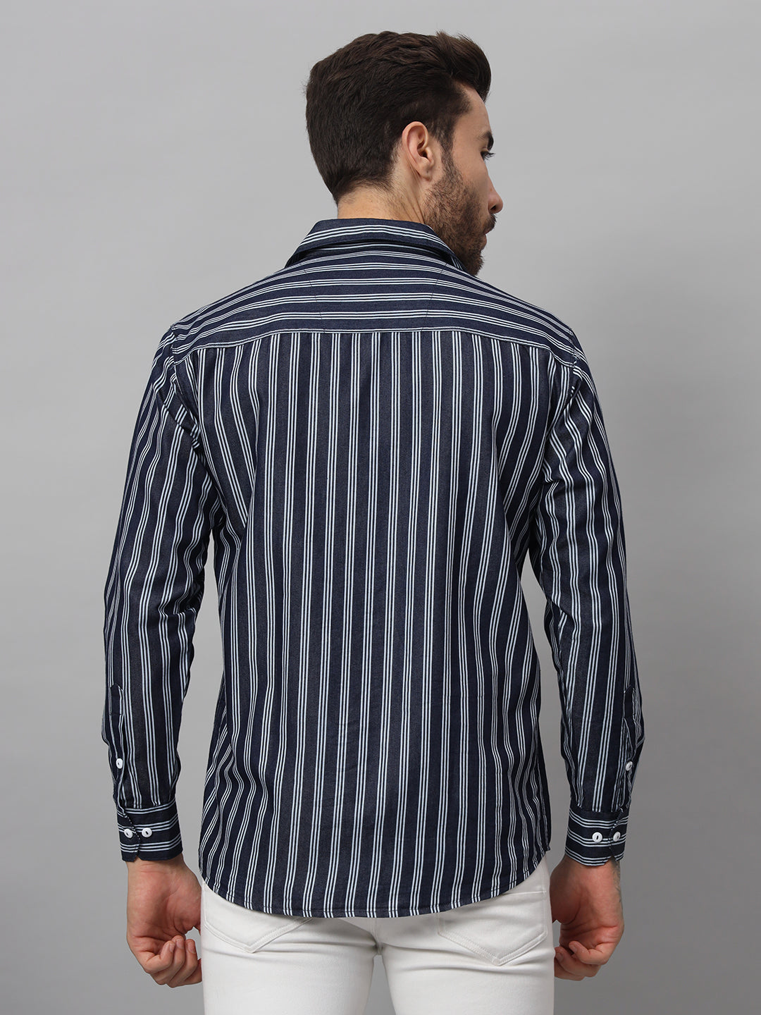 DENIM STRIPES SHIRT | DENIM SHIRT | BREATHABLE & COMFY