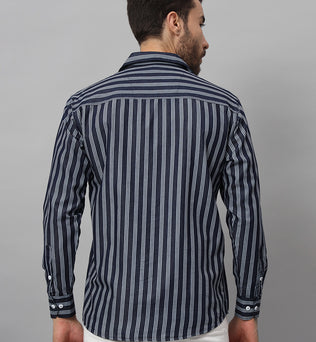 DENIM STRIPES SHIRT | DENIM SHIRT | BREATHABLE & COMFY