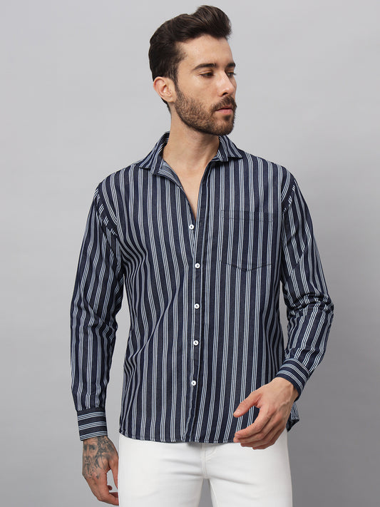 DENIM STRIPES SHIRT | DENIM SHIRT | BREATHABLE & COMFY