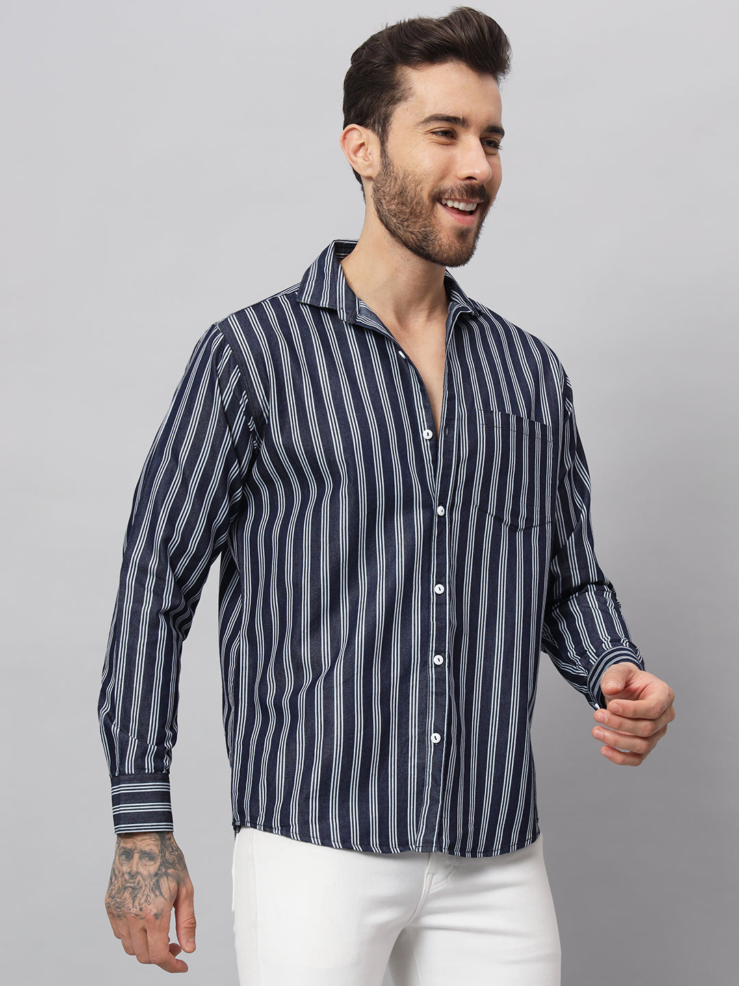 DENIM TUNA STRIPES SHIRT