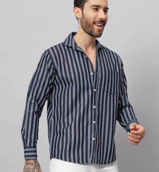 DENIM STRIPES SHIRT | DENIM SHIRT | BREATHABLE & COMFY