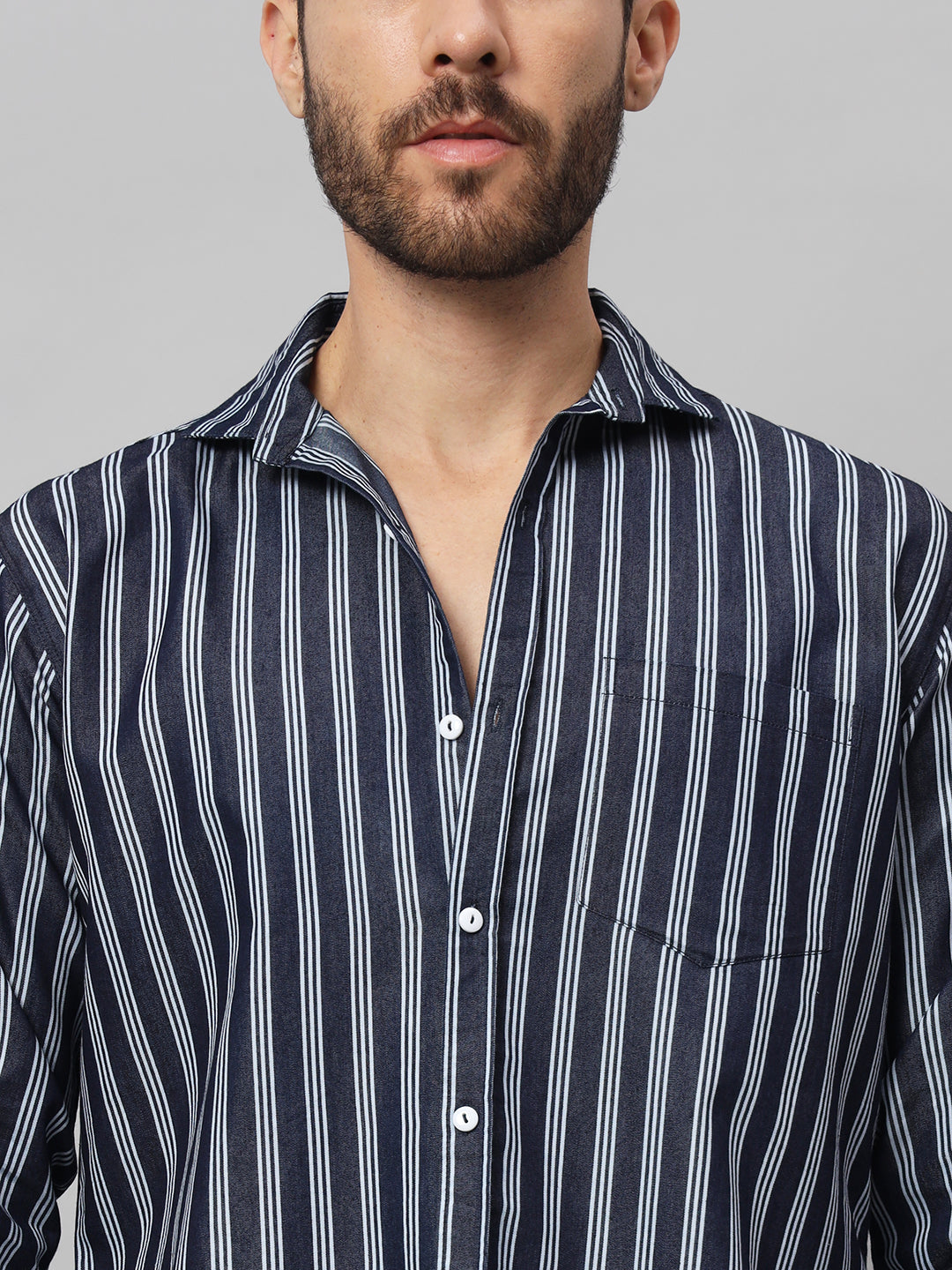 DENIM TUNA STRIPES SHIRT