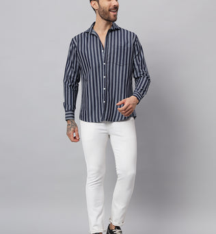 DENIM TUNA STRIPES SHIRT