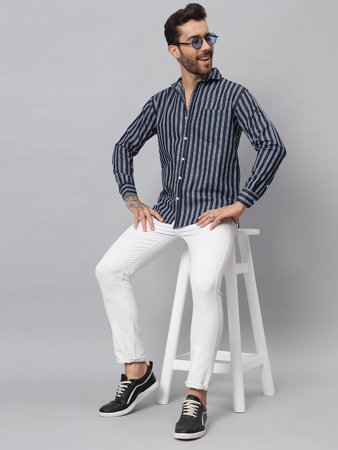 DENIM TUNA STRIPES SHIRT