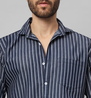 DENIM STRIPES SHIRT | DENIM SHIRT | BREATHABLE & COMFY