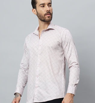 MOSAIC PRINT SHIRT PINK