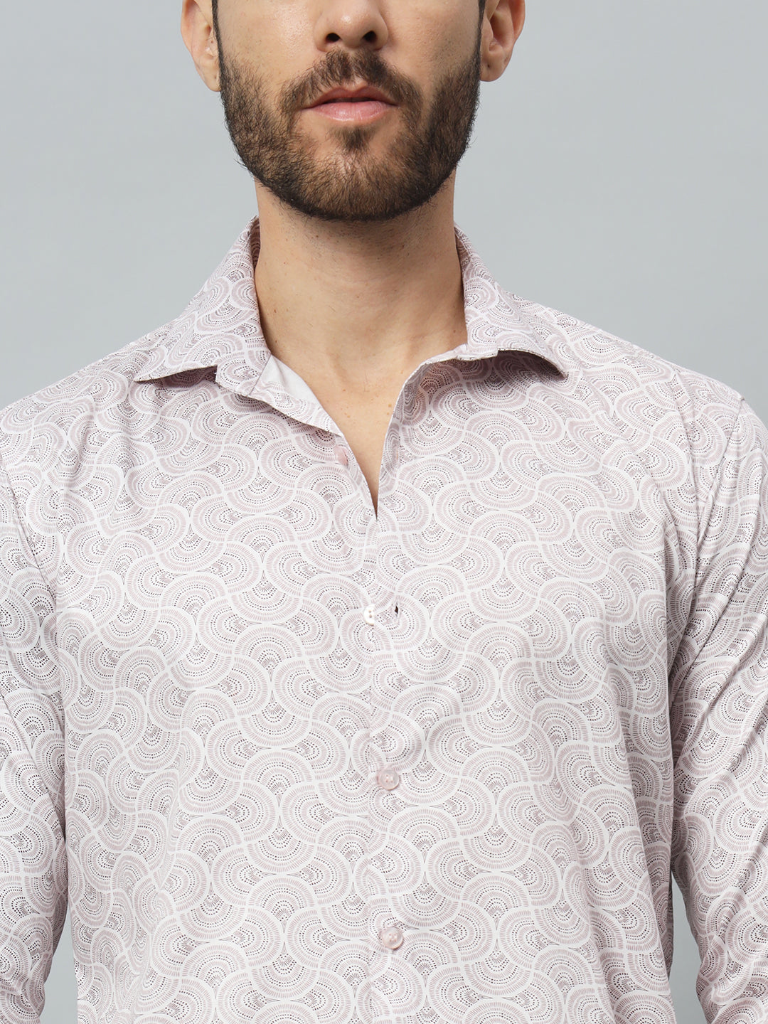 MOSAIC PRINT SHIRT PINK