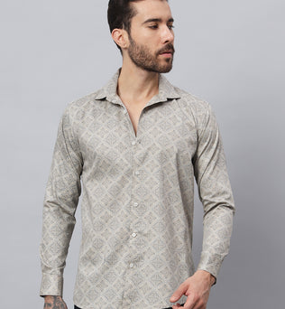 GEOMETRICAL PRINT | PRINTED SHIRT | BREATHABLE & COMFY