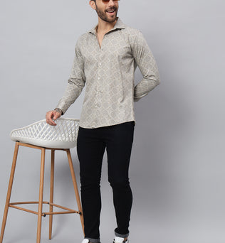 GEOMETRICAL PRINT | PRINTED SHIRT | BREATHABLE & COMFY