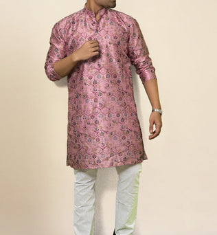 FLAMINGO PINK DIGITAL PRINT KURTA