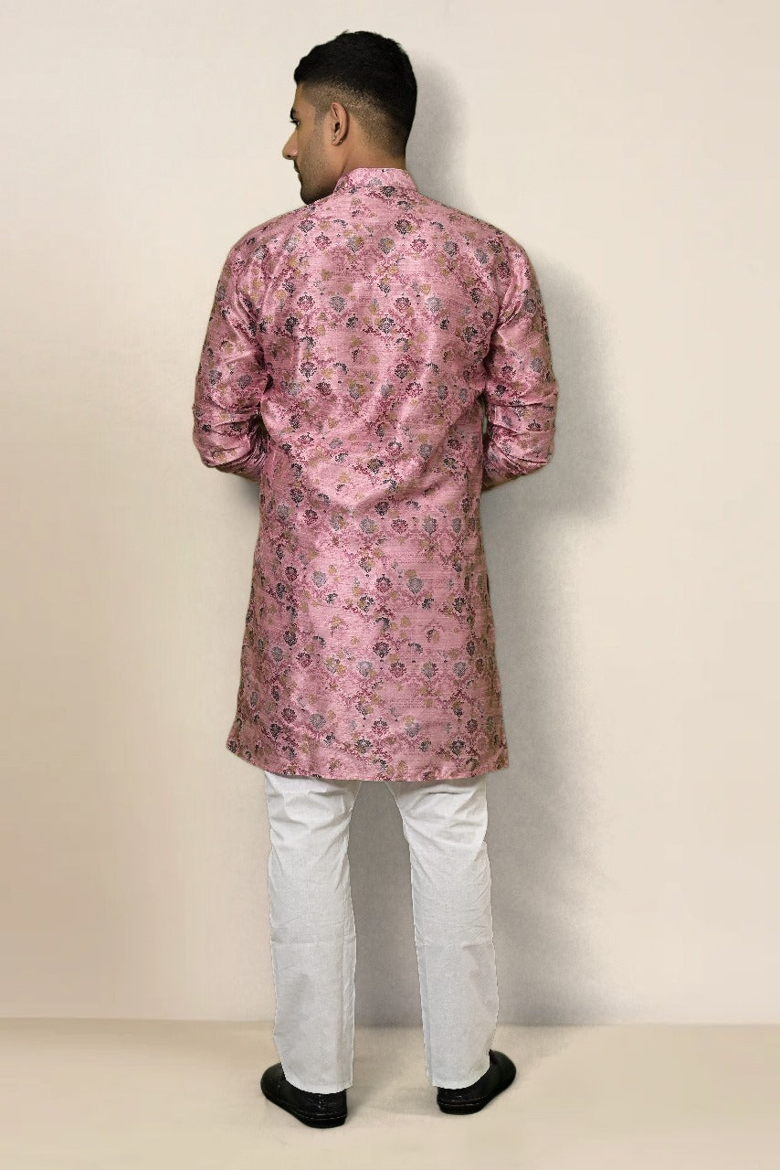 FLAMINGO PINK DIGITAL PRINT KURTA