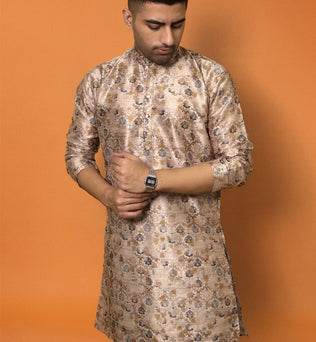 ALMOND SAND DIGITAL PRINT KURTA