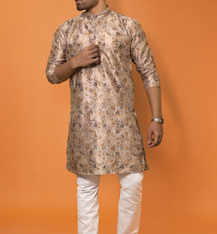 ALMOND SAND DIGITAL PRINT KURTA