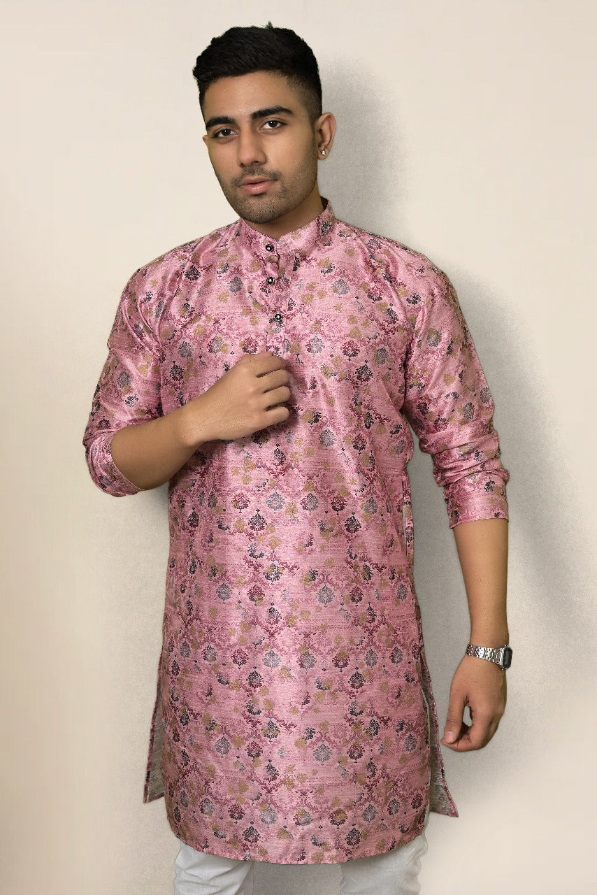 FLAMINGO PINK DIGITAL PRINT KURTA