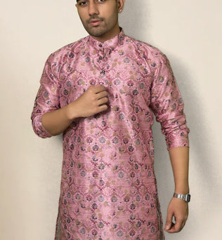 FLAMINGO PINK DIGITAL PRINT KURTA