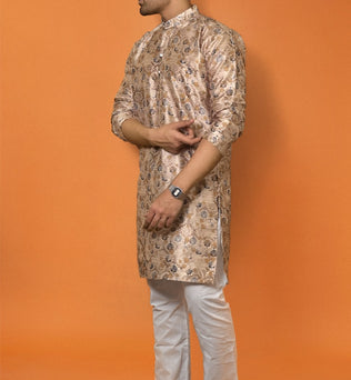 ALMOND SAND DIGITAL PRINT KURTA